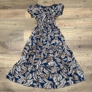 Kate and Lily Pink Blush Floral Chiffon Short Sleeve Maxi Dress Size 14 Feminine